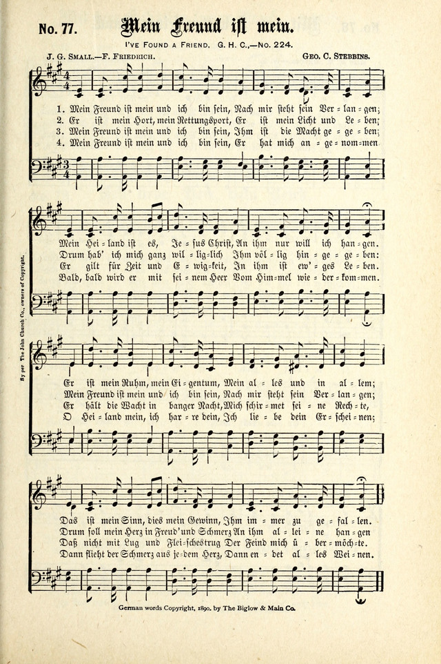 Evangeliums-Lieder 1 und 2 (Gospel Hymns) page 75