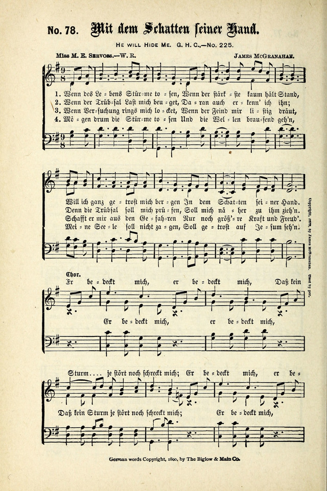 Evangeliums-Lieder 1 und 2 (Gospel Hymns) page 76