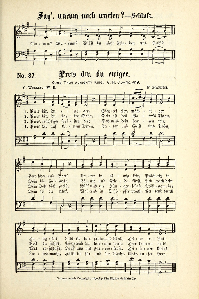 Evangeliums-Lieder 1 und 2 (Gospel Hymns) page 85