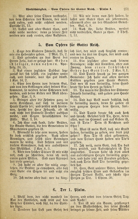 Evangelischer Liederschatz: eine Auswahl der bekanntesten Kernlieder für Sonntags-Schule, Vereine und Gottesdienste (2. Auflage) page 271