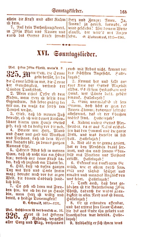 Evang.-Lutherisches Gesangbuch page 166