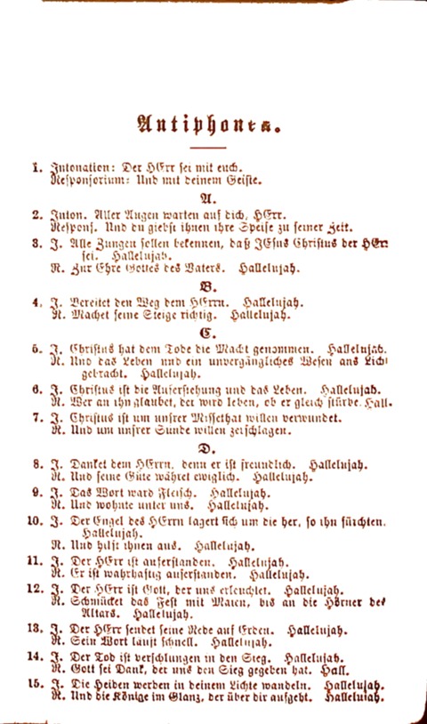 Evang.-Lutherisches Gesangbuch page iv