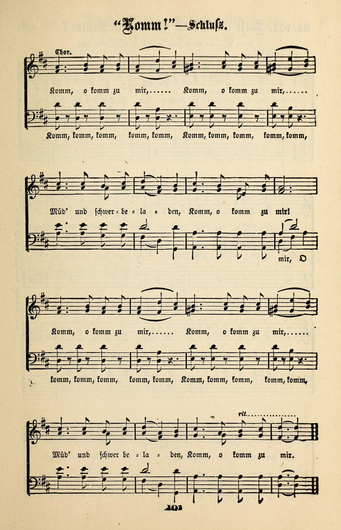 Evangeliums-Lieder 1 und 2: (Gospel Hymns) mit deutschen Kernliedern page 101