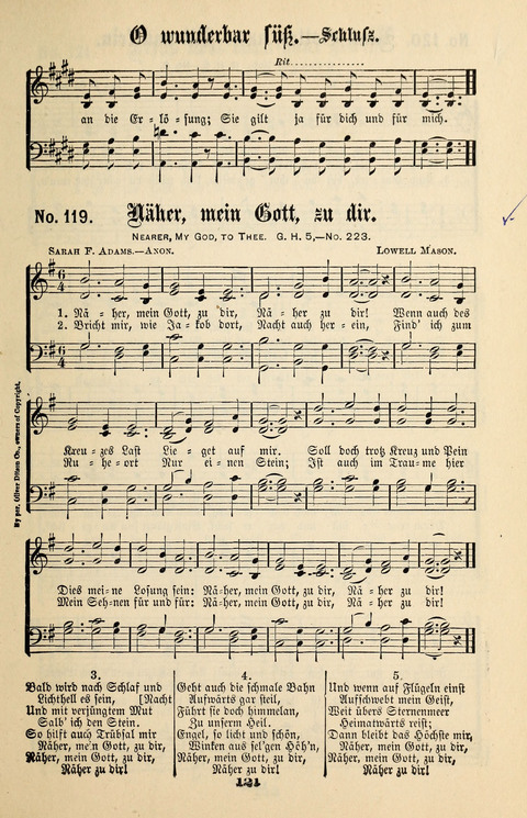 Evangeliums-Lieder 1 und 2: (Gospel Hymns) mit deutschen Kernliedern page 121