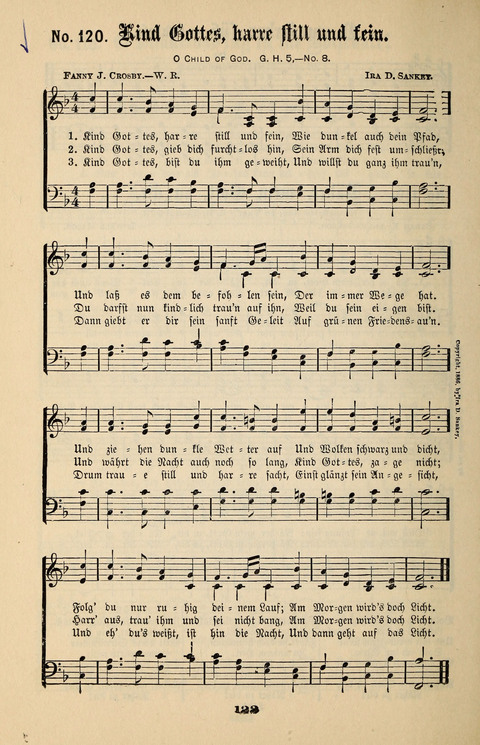 Evangeliums-Lieder 1 und 2: (Gospel Hymns) mit deutschen Kernliedern page 122