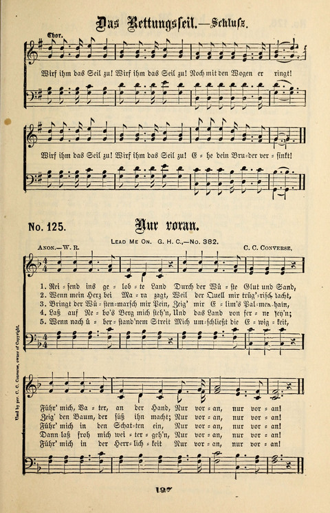 Evangeliums-Lieder 1 und 2: (Gospel Hymns) mit deutschen Kernliedern page 127