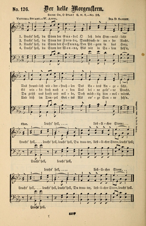 Evangeliums-Lieder 1 und 2: (Gospel Hymns) mit deutschen Kernliedern page 128