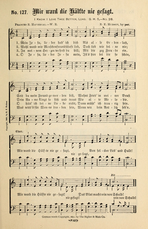 Evangeliums-Lieder 1 und 2: (Gospel Hymns) mit deutschen Kernliedern page 129