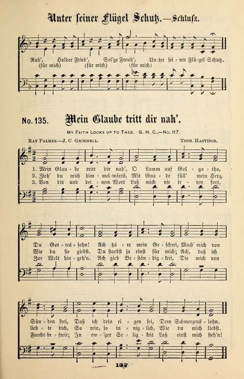 Evangeliums-Lieder 1 und 2: (Gospel Hymns) mit deutschen Kernliedern page 137