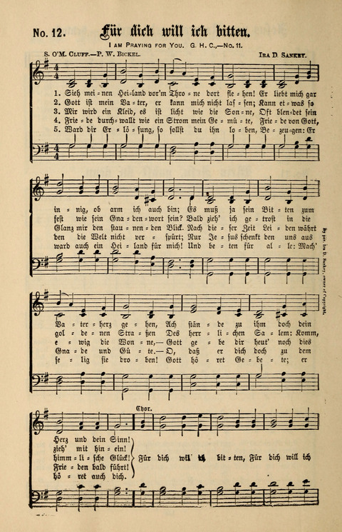 Evangeliums-Lieder 1 und 2: (Gospel Hymns) mit deutschen Kernliedern page 14