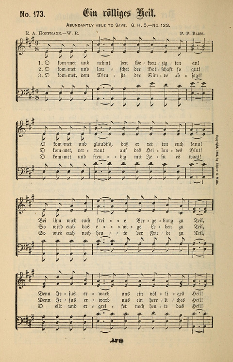 Evangeliums-Lieder 1 und 2: (Gospel Hymns) mit deutschen Kernliedern page 176