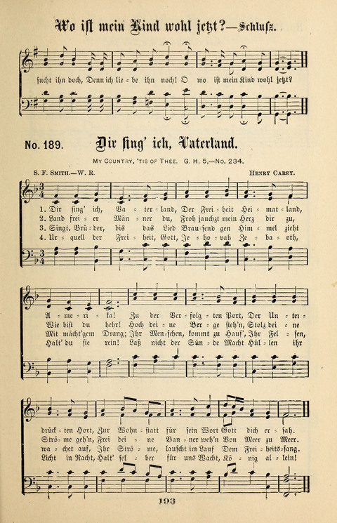 Evangeliums-Lieder 1 und 2: (Gospel Hymns) mit deutschen Kernliedern page 193