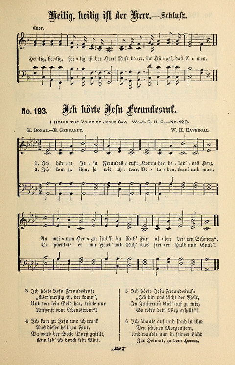 Evangeliums-Lieder 1 und 2: (Gospel Hymns) mit deutschen Kernliedern page 197