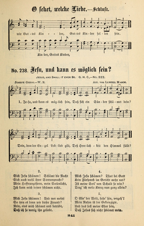 Evangeliums-Lieder 1 und 2: (Gospel Hymns) mit deutschen Kernliedern page 241