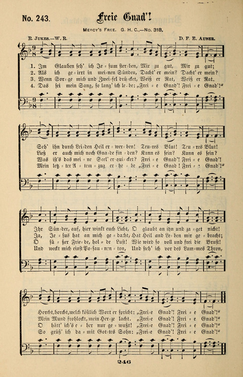 Evangeliums-Lieder 1 und 2: (Gospel Hymns) mit deutschen Kernliedern page 246