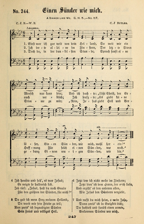 Evangeliums-Lieder 1 und 2: (Gospel Hymns) mit deutschen Kernliedern page 247