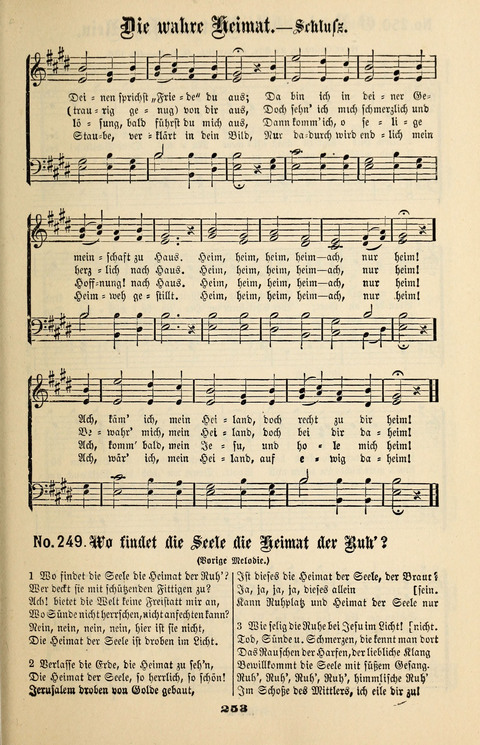 Evangeliums-Lieder 1 und 2: (Gospel Hymns) mit deutschen Kernliedern page 253