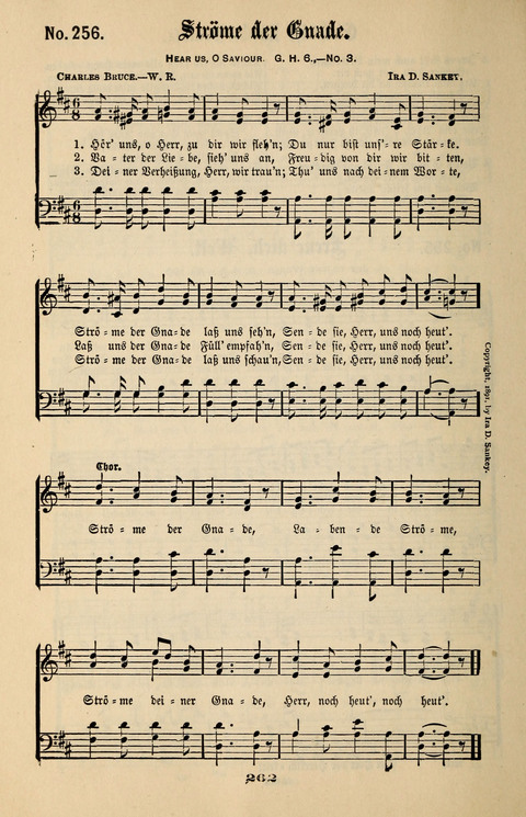 Evangeliums-Lieder 1 und 2: (Gospel Hymns) mit deutschen Kernliedern page 262