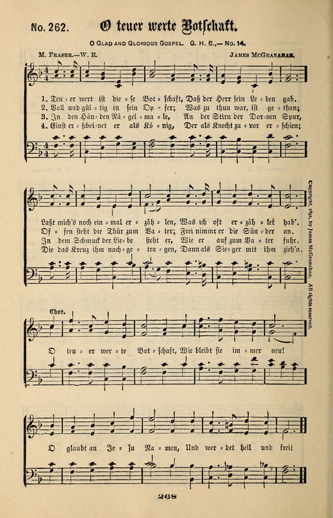 Evangeliums-Lieder 1 und 2: (Gospel Hymns) mit deutschen Kernliedern page 268