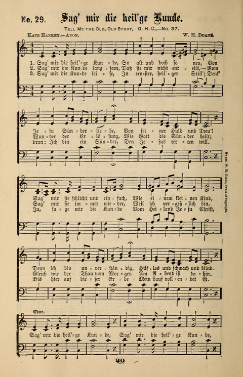 Evangeliums-Lieder 1 und 2: (Gospel Hymns) mit deutschen Kernliedern page 30