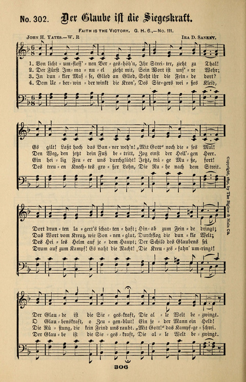 Evangeliums-Lieder 1 und 2: (Gospel Hymns) mit deutschen Kernliedern page 306