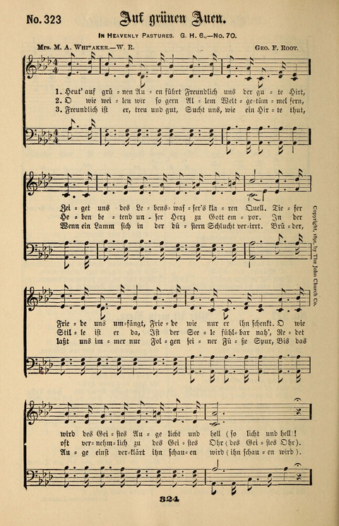 Evangeliums-Lieder 1 und 2: (Gospel Hymns) mit deutschen Kernliedern page 324