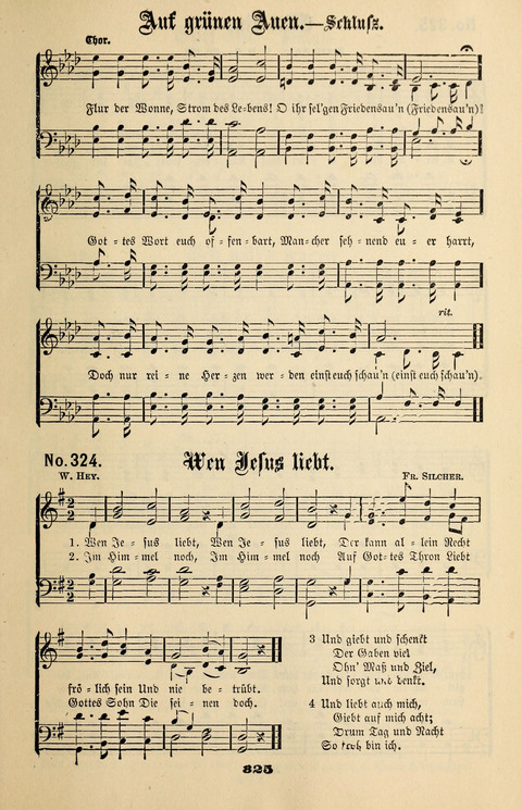 Evangeliums-Lieder 1 und 2: (Gospel Hymns) mit deutschen Kernliedern page 325