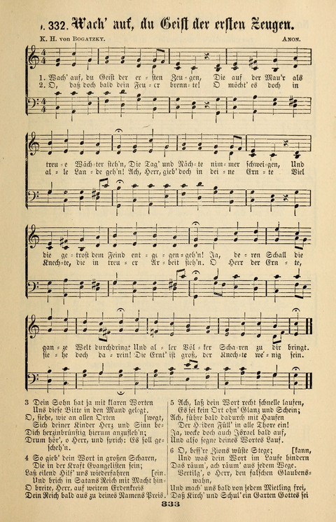 Evangeliums-Lieder 1 und 2: (Gospel Hymns) mit deutschen Kernliedern page 333