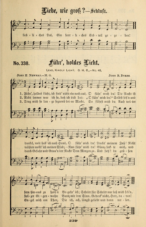 Evangeliums-Lieder 1 und 2: (Gospel Hymns) mit deutschen Kernliedern page 339