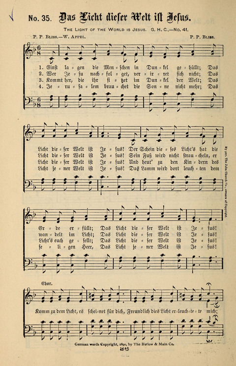 Evangeliums-Lieder 1 und 2: (Gospel Hymns) mit deutschen Kernliedern page 36