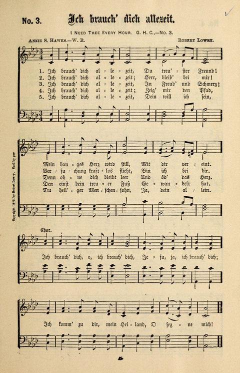 Evangeliums-Lieder 1 und 2: (Gospel Hymns) mit deutschen Kernliedern page 5