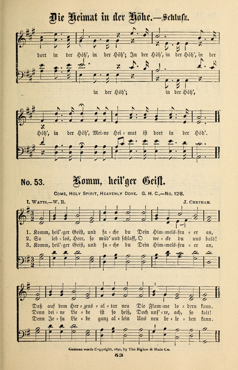 Evangeliums-Lieder 1 und 2: (Gospel Hymns) mit deutschen Kernliedern page 53