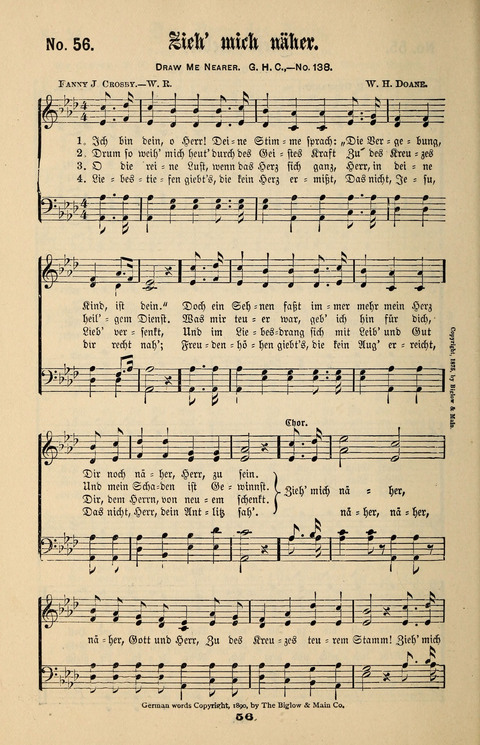 Evangeliums-Lieder 1 und 2: (Gospel Hymns) mit deutschen Kernliedern page 56