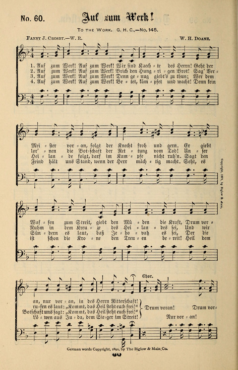 Evangeliums-Lieder 1 und 2: (Gospel Hymns) mit deutschen Kernliedern page 60