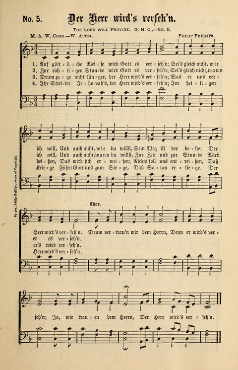 Evangeliums-Lieder 1 und 2: (Gospel Hymns) mit deutschen Kernliedern page 7