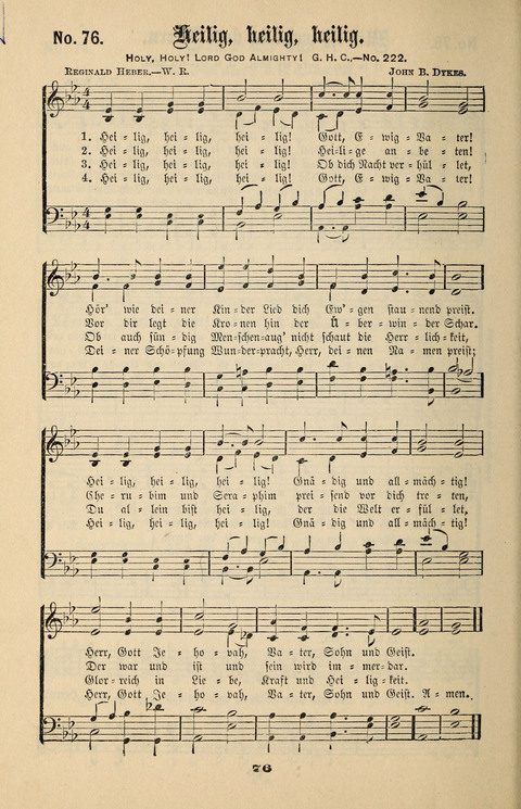 Evangeliums-Lieder 1 und 2: (Gospel Hymns) mit deutschen Kernliedern page 76