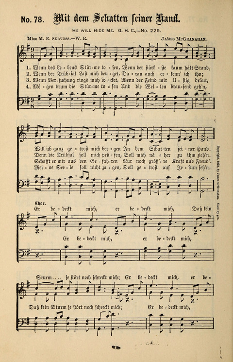 Evangeliums-Lieder 1 und 2: (Gospel Hymns) mit deutschen Kernliedern page 78