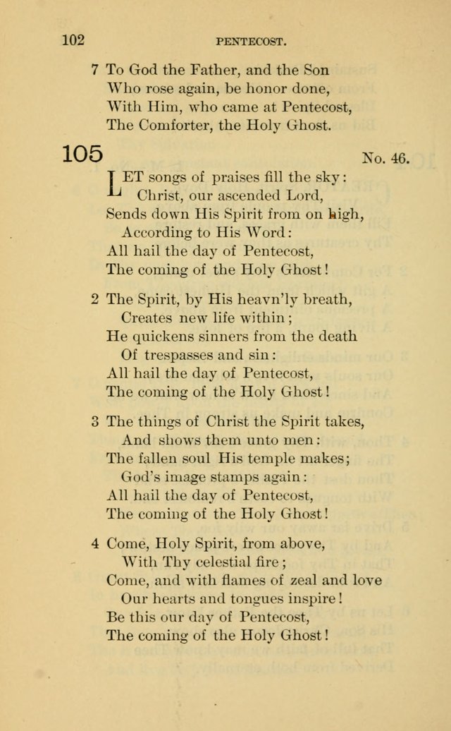 Evangelical Lutheran Hymnal page 102