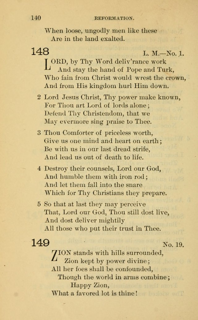 Evangelical Lutheran Hymnal page 140