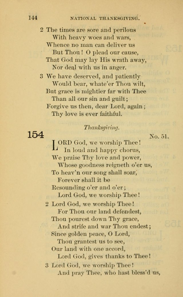 Evangelical Lutheran Hymnal page 144