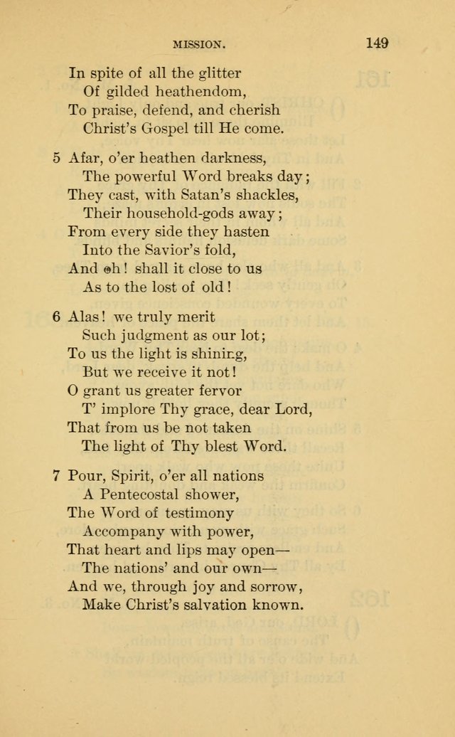 Evangelical Lutheran Hymnal page 149