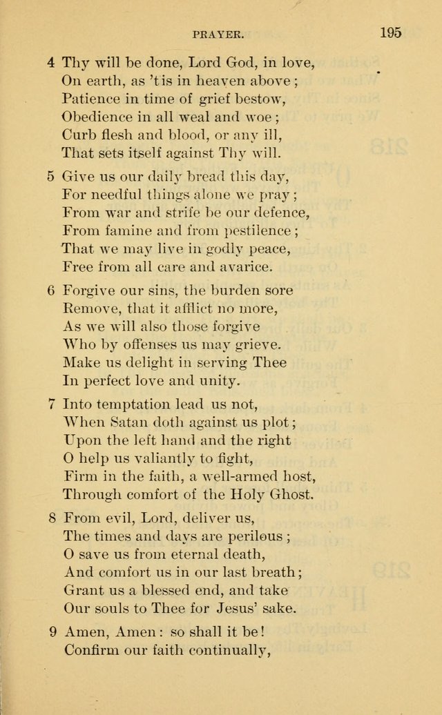 Evangelical Lutheran Hymnal page 195