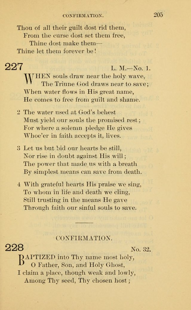 Evangelical Lutheran Hymnal page 205