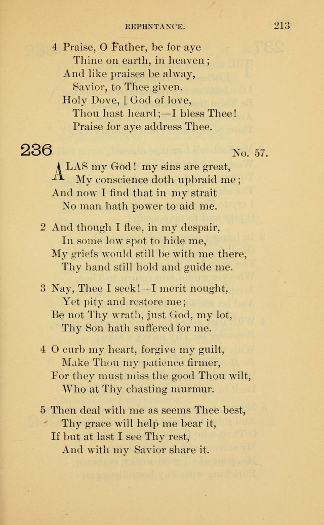 Evangelical Lutheran Hymnal page 213