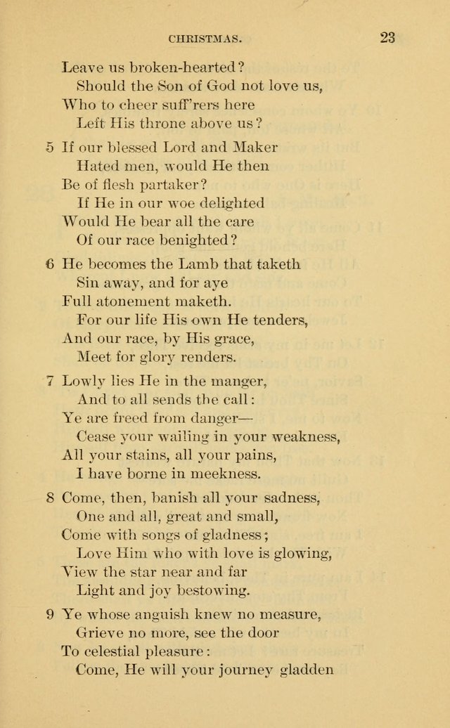 Evangelical Lutheran Hymnal page 23