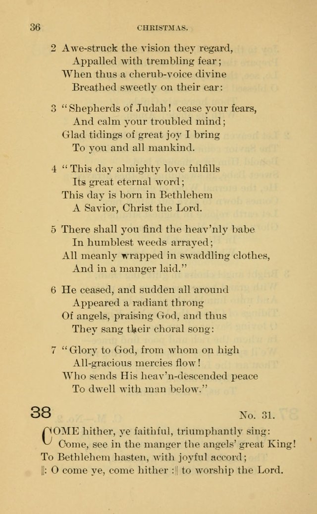 Evangelical Lutheran Hymnal page 36