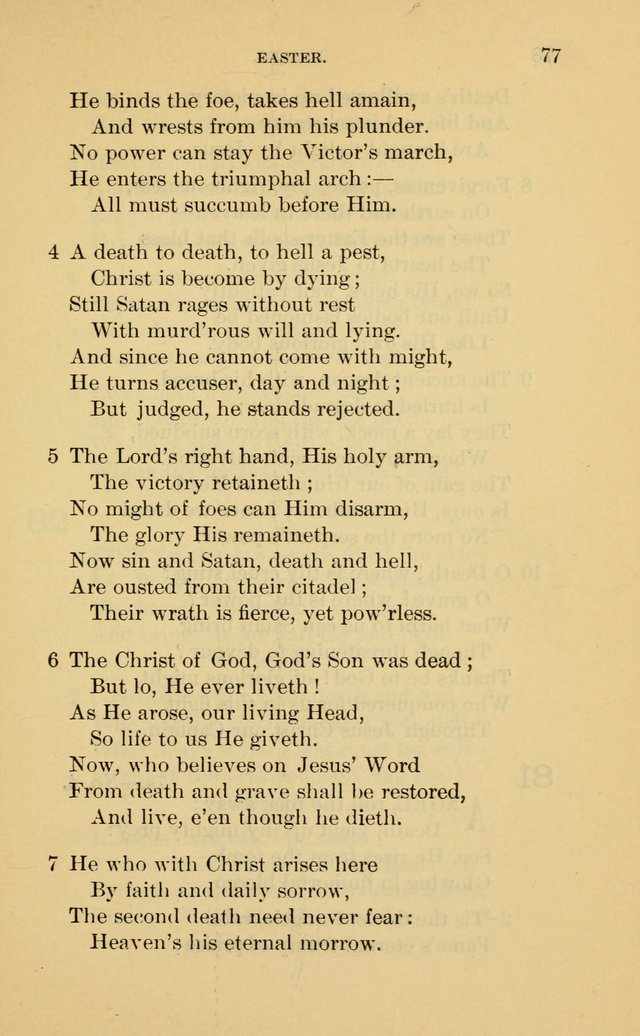 Evangelical Lutheran Hymnal page 77