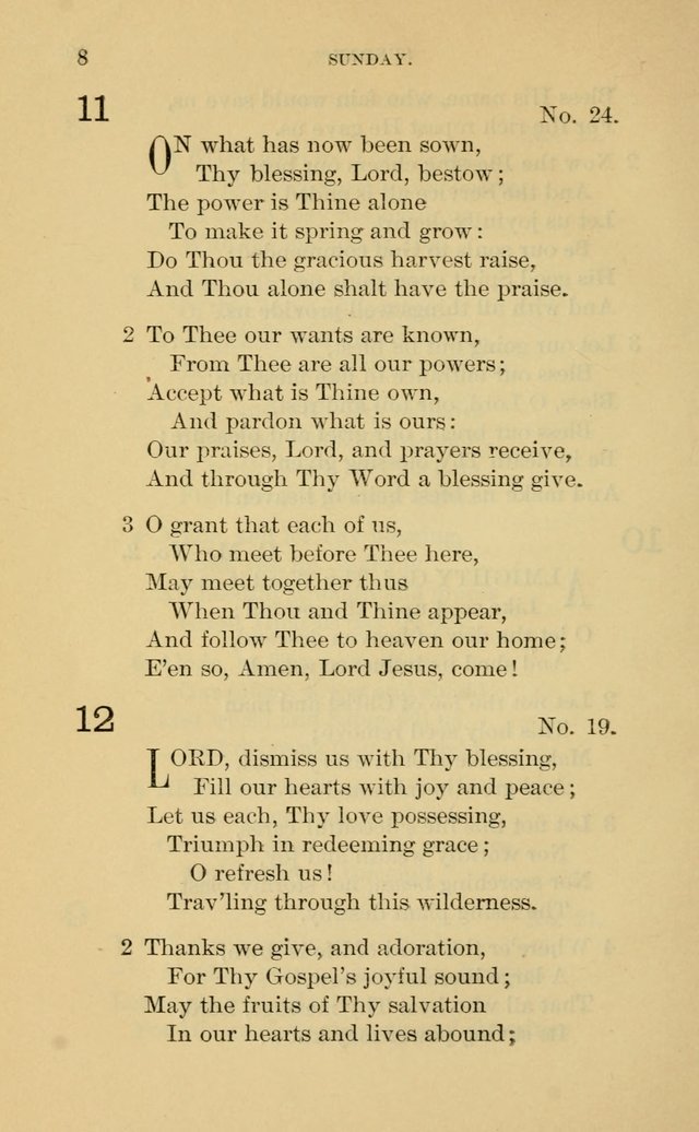 Evangelical Lutheran Hymnal page 8