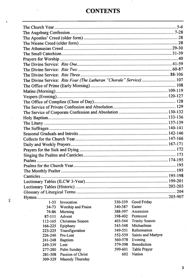 Evangelical Lutheran Hymnary page 3