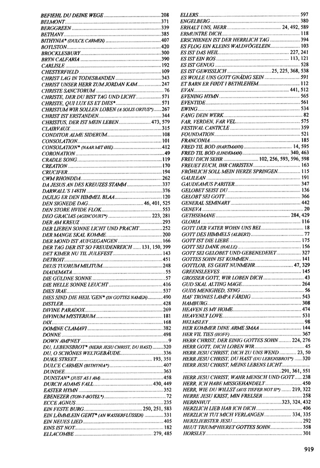 Evangelical Lutheran Hymnary page 919